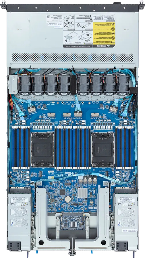 GIGABYTE R183-S94-AAH1 Intel C741 LGA 4677 (Socket E) Rack (1U) Black, Steel – image 3