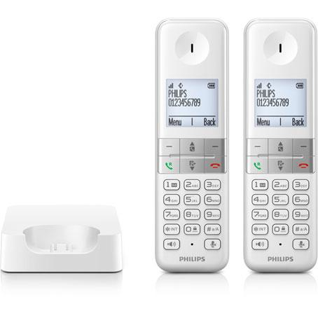 Philips D4502W/23 telephone DECT telephone Caller ID White