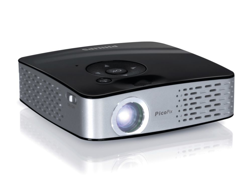 Philips PicoPix PPX1630/CN data projector Portable projector 30 ANSI lumens LCOS SVGA (800x600) Aluminium, Black
