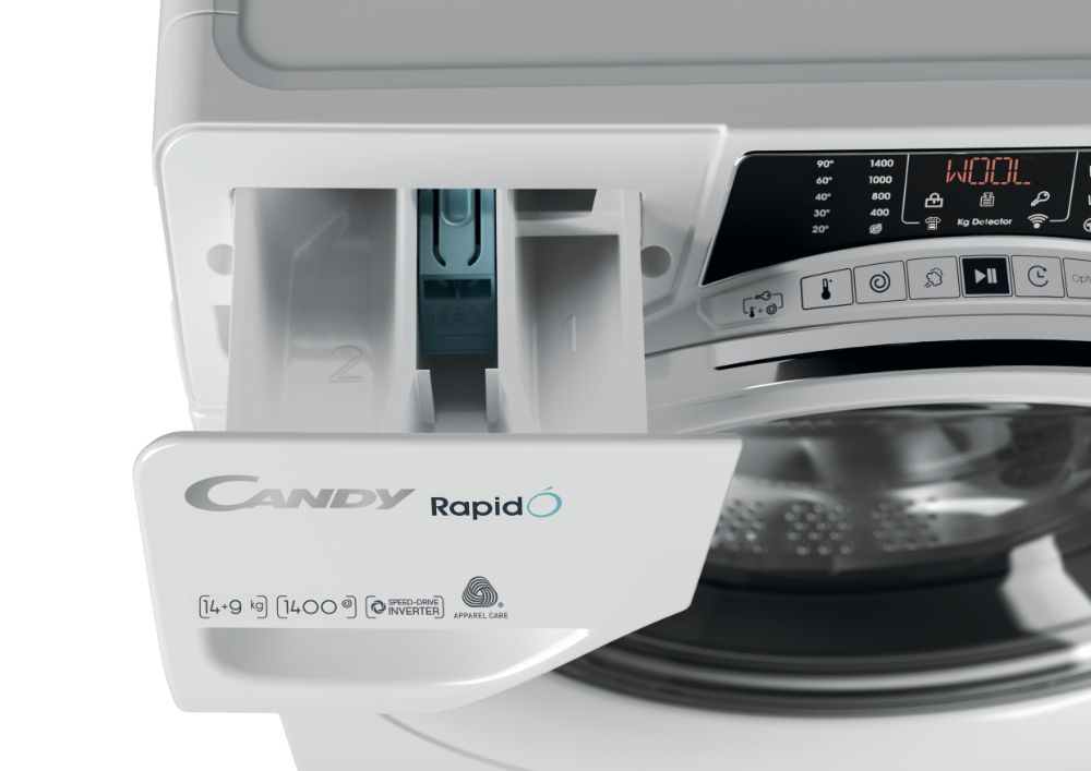 Candy RapidÓ ROW41494DWMCE-S washer dryer Freestanding Front-load White – image 9