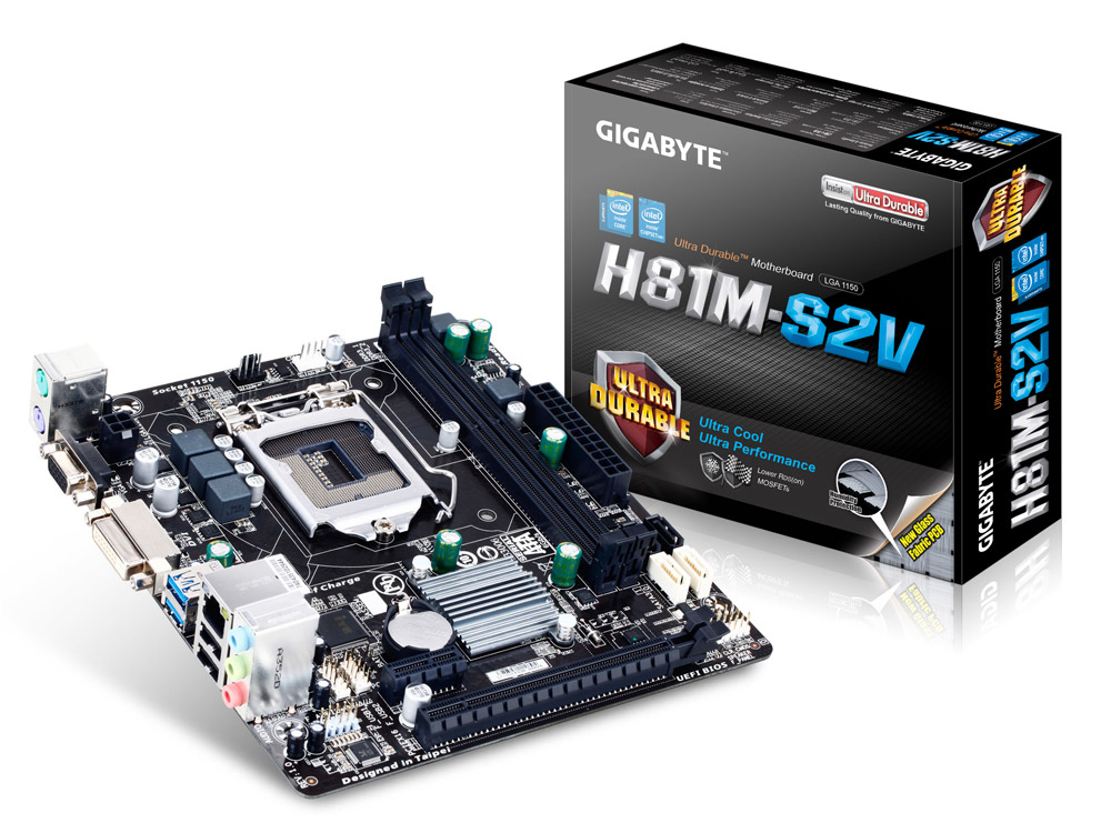 GIGABYTE GA-H81M-S2V motherboard Intel® H81 LGA 1150 (Socket H3) micro ATX – image 1
