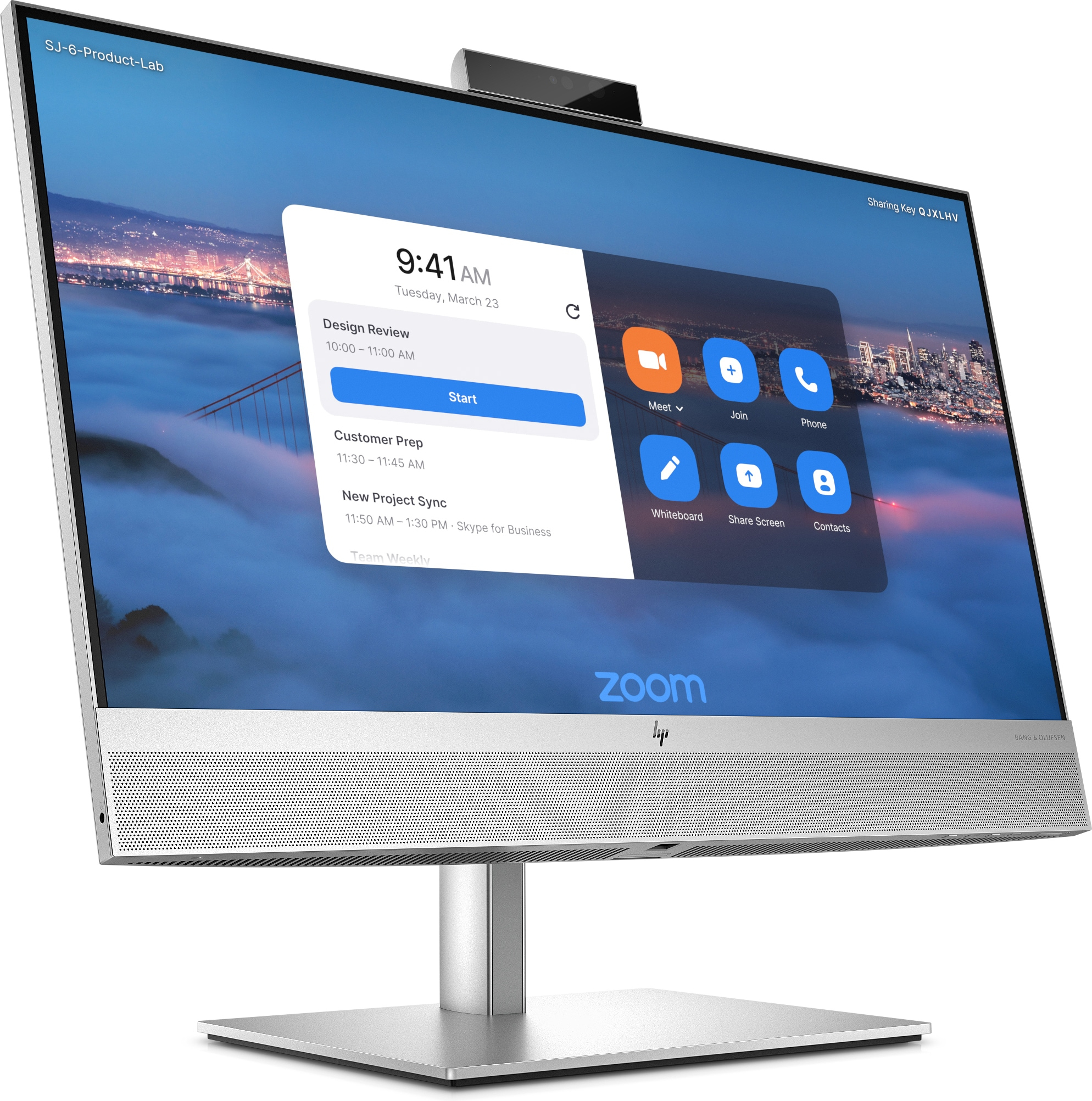 HP حزمة الجهاز المتكامل HP Presence 24 المزوّد بشاشة لمس نظام Zoom Rooms – image 3