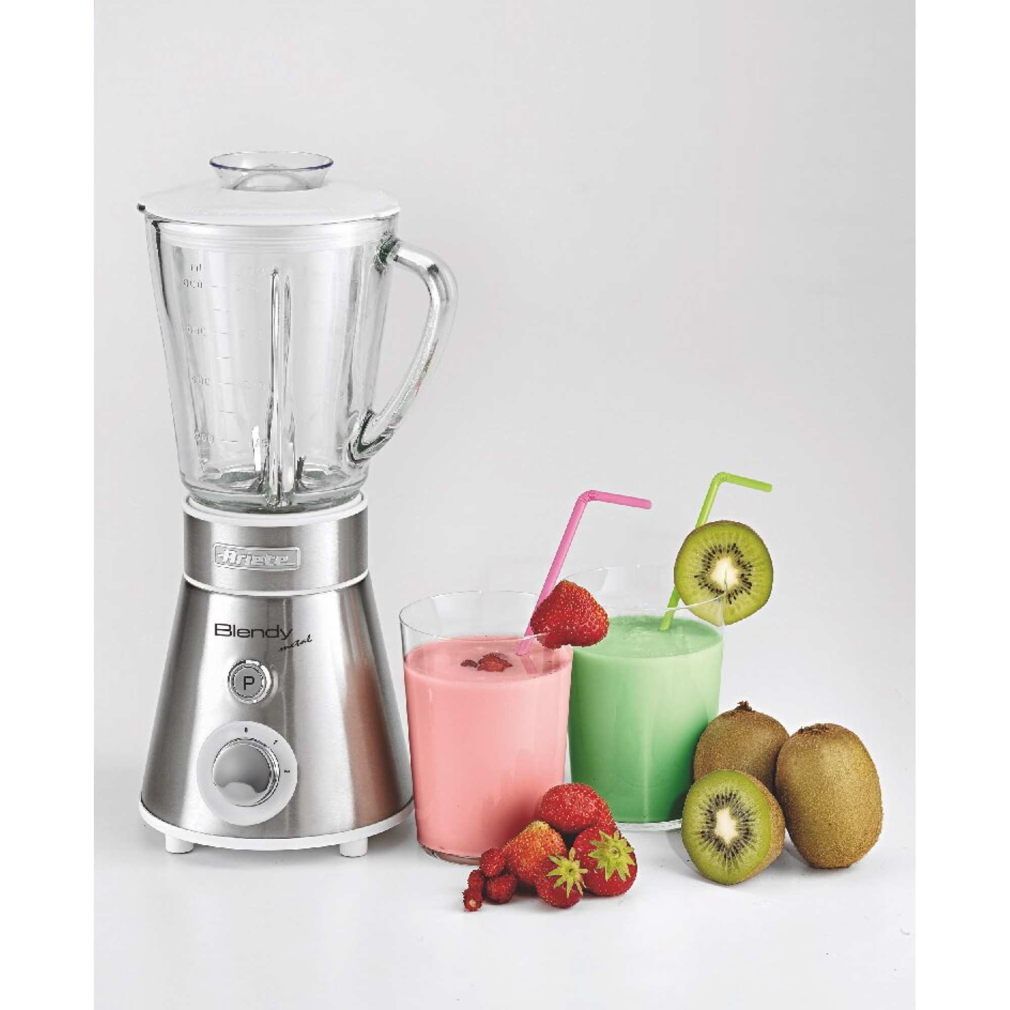 Ariete 561 Blendy Metal - Blender with stainless steel blades - Glass cup 800 ml - 2 speeds + Pulse - 300 Watt - Silver – image 2