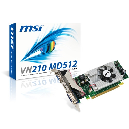 MSI VN210-MD512 graphics card NVIDIA GeForce 210 GDDR2 – image 5