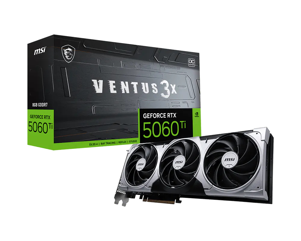 MSI GeForce RTX 5060 Ti 8G VENTUS 3X OC – image 1