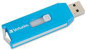 Verbatim Store 'n' Go 97648 4 GB Flash Drive - Caribbean Blue, Metalli – image 3