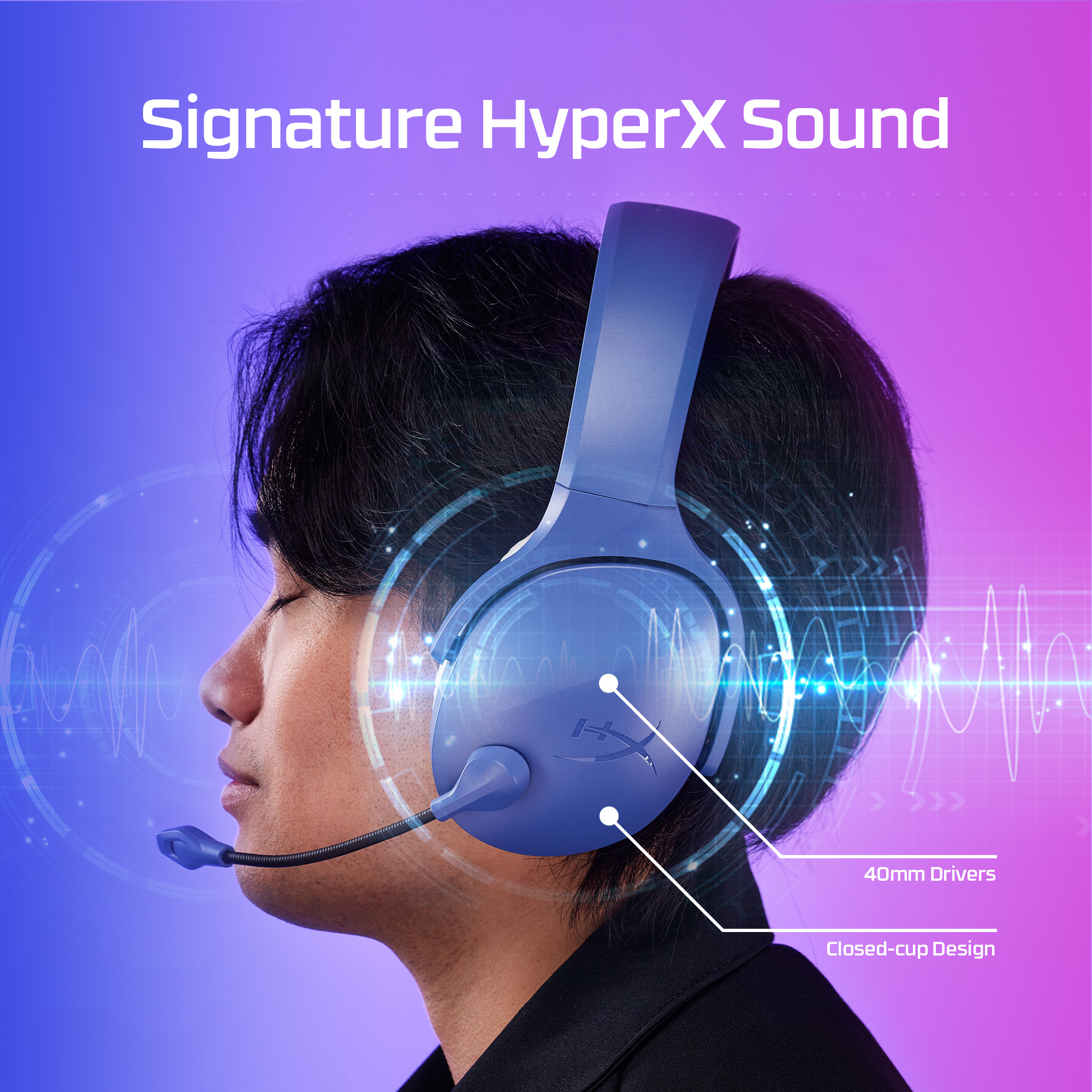 HyperX Cloud Jet Wireless Black Gaming Headset – image 7