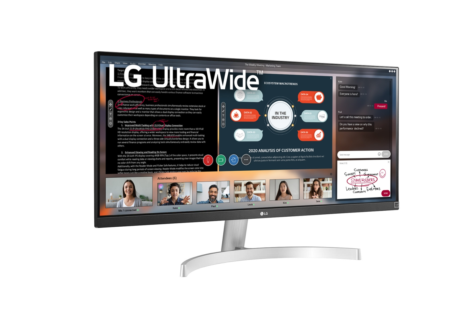 LG 29WN600-W computer monitor – image 3