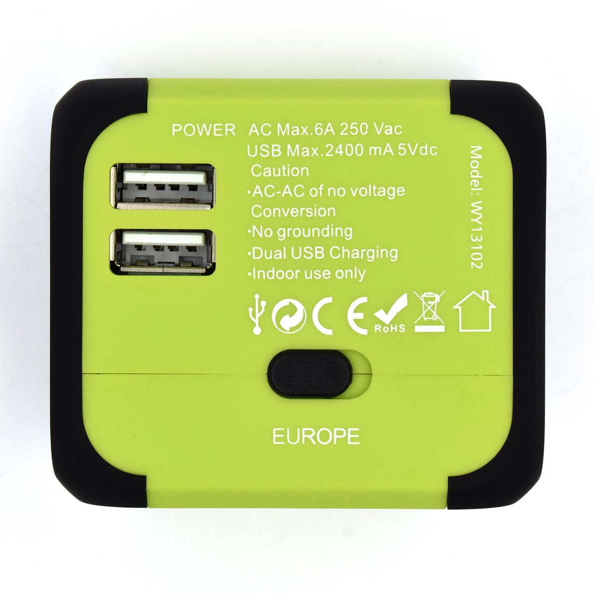 Welly Enjoy IT WY13102 mobile device charger Digital camera, MP3, Smartphone, Tablet Black, Green AC Auto, Indoor – image 3