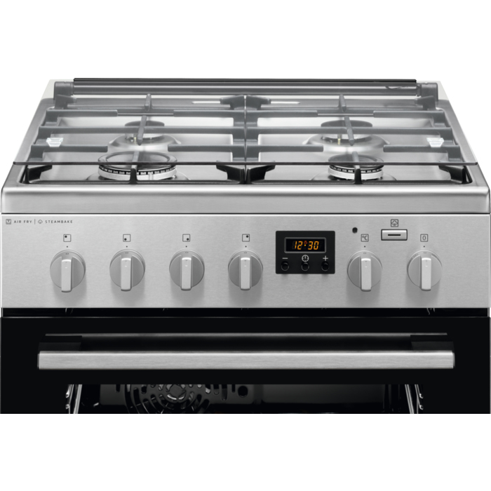 Electrolux LKK660200X Freestanding cooker Electric Gas Black, Stainless steel – image 2
