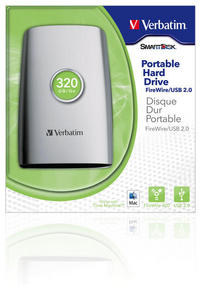 Verbatim 2.5'' Portable Hard Drive FireWire/USB 2.0 320GB – image 2