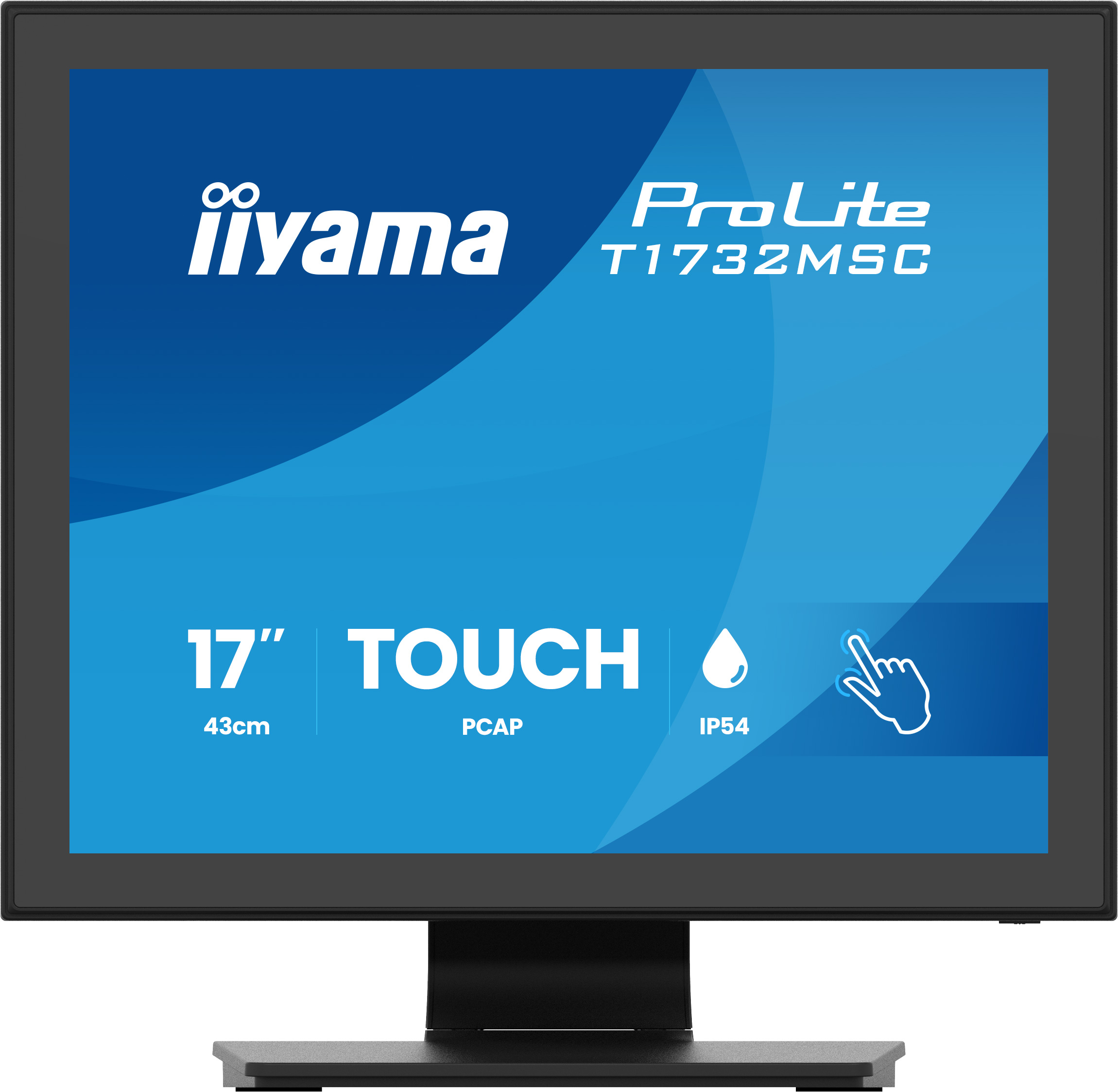 iiyama ProLite T1732MSC-B2S écran plat de PC 43,2 cm (17") 1280 x 1024 pixels SXGA LED Écran tactile Noir