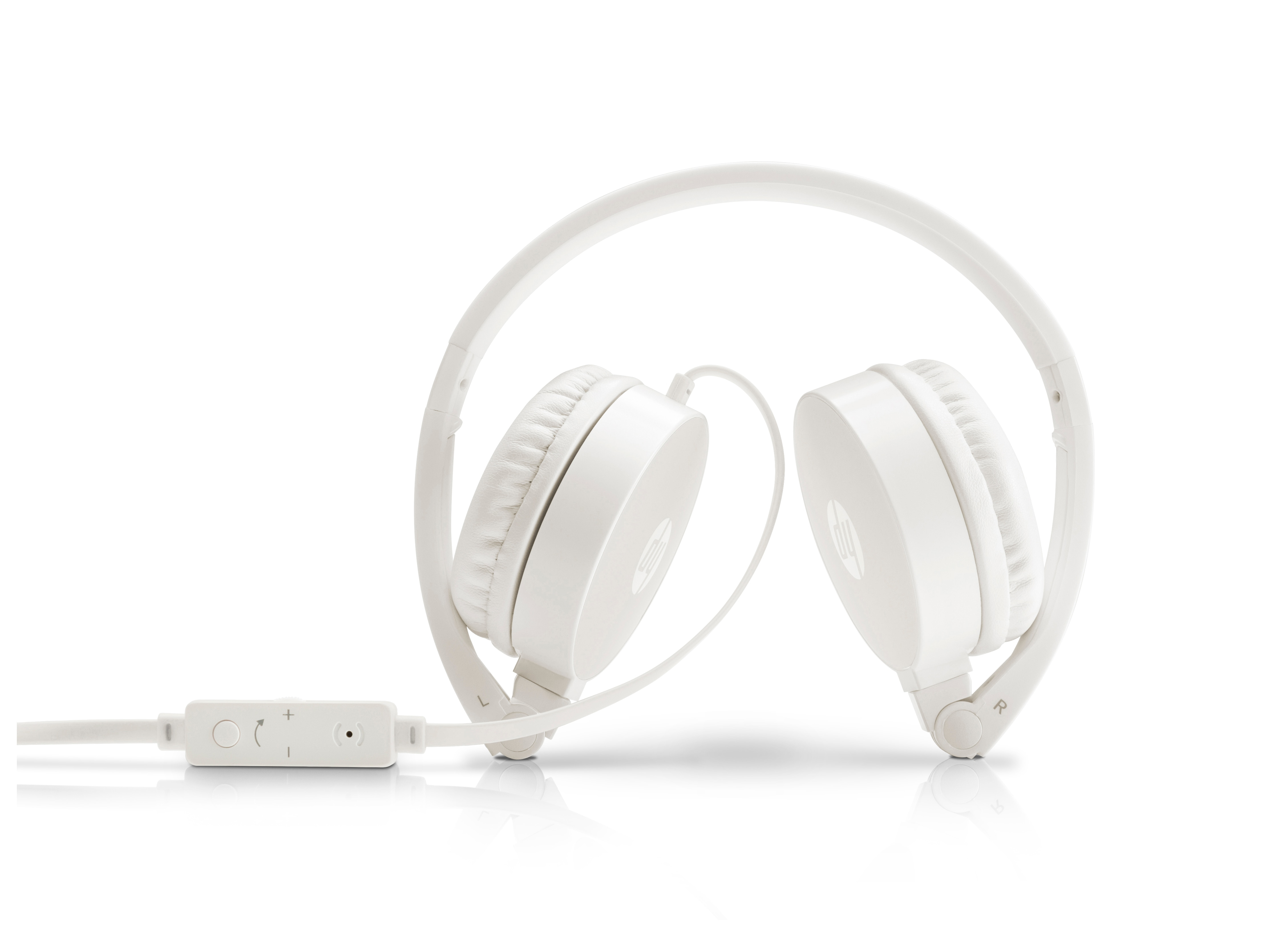 HP H2800 White Headset – image 1