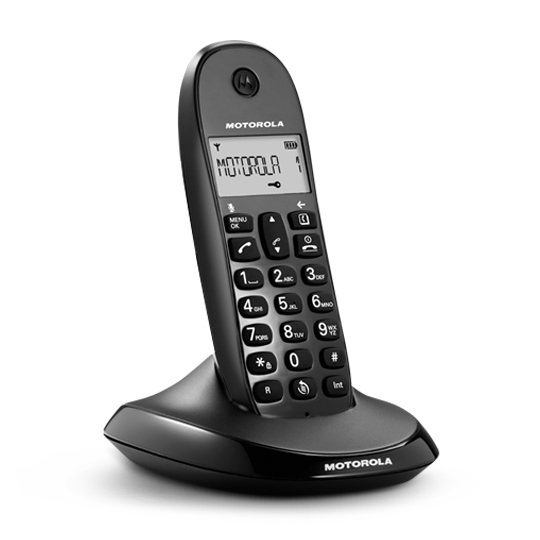 Motorola C1001 DECT telephone Caller ID Black