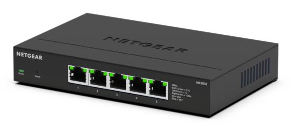 NETGEAR MS305E Non gestito 2.5G Ethernet (100/1000/2500) Nero