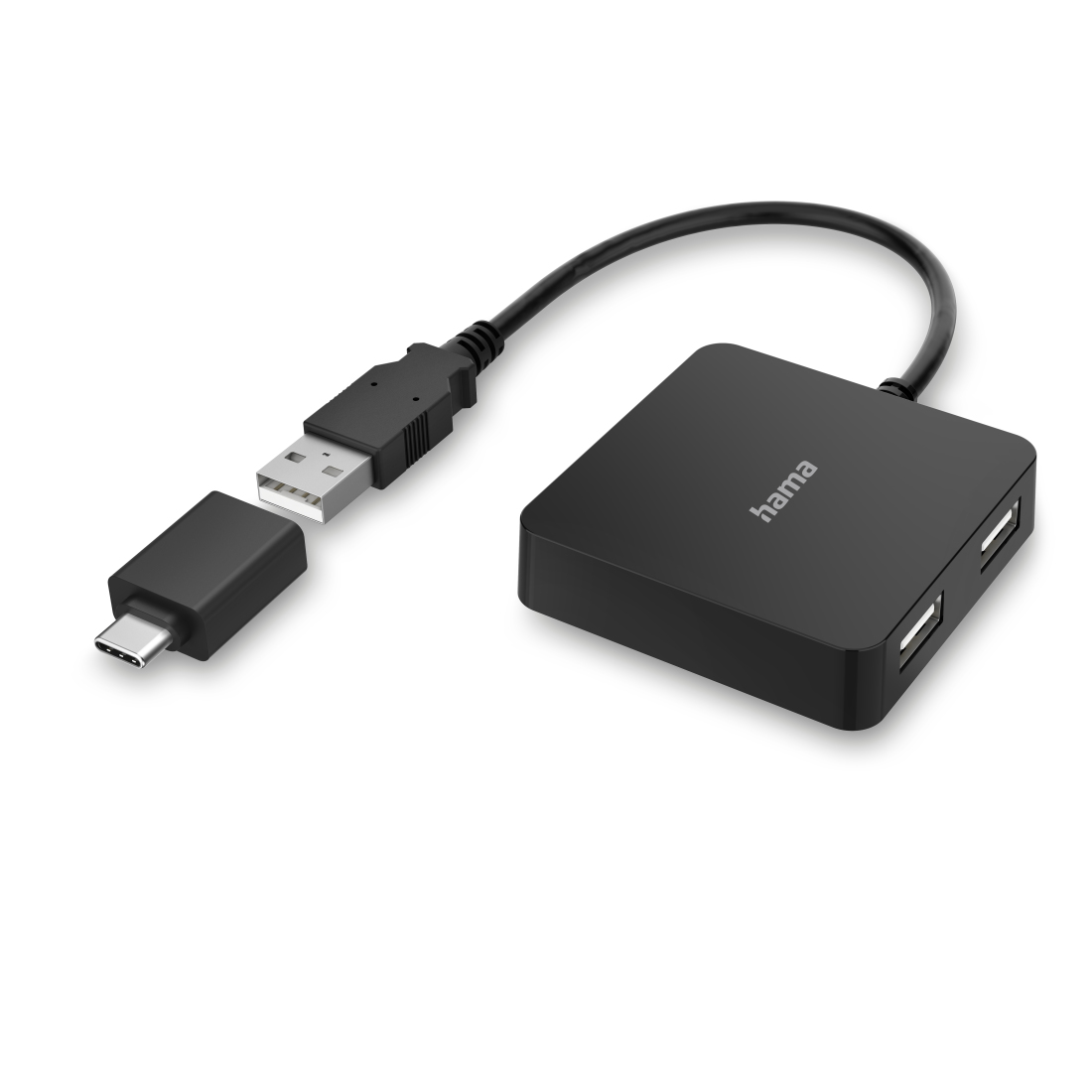 Hama 00054146 interface hub USB 2.0 480 Mbit/s Black – image 2