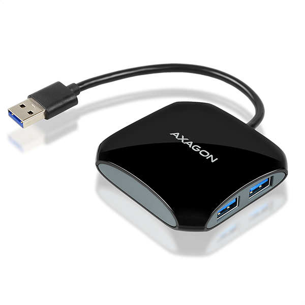Axagon HUE-S1B interface hub USB 3.2 Gen 1 (3.1 Gen 1) Type-A 5000 Mbit/s Black – image 4