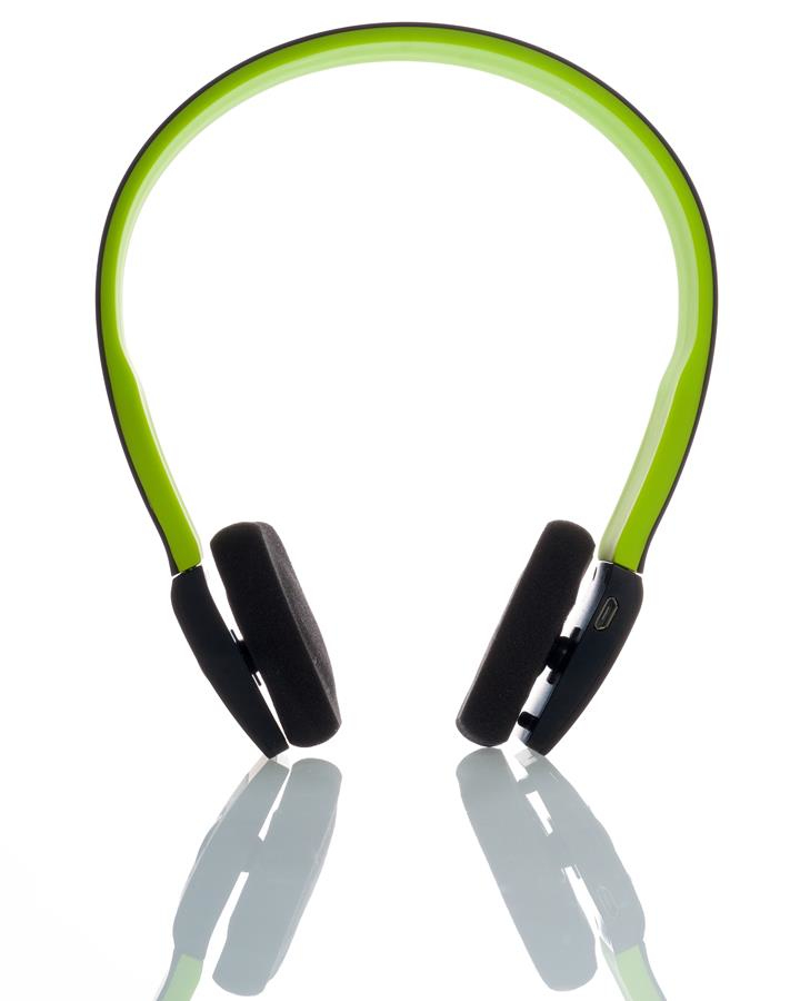 itek ITEH03LBG headphones/headset Wireless Head-band Calls/Music Bluetooth Black, Green – image 3