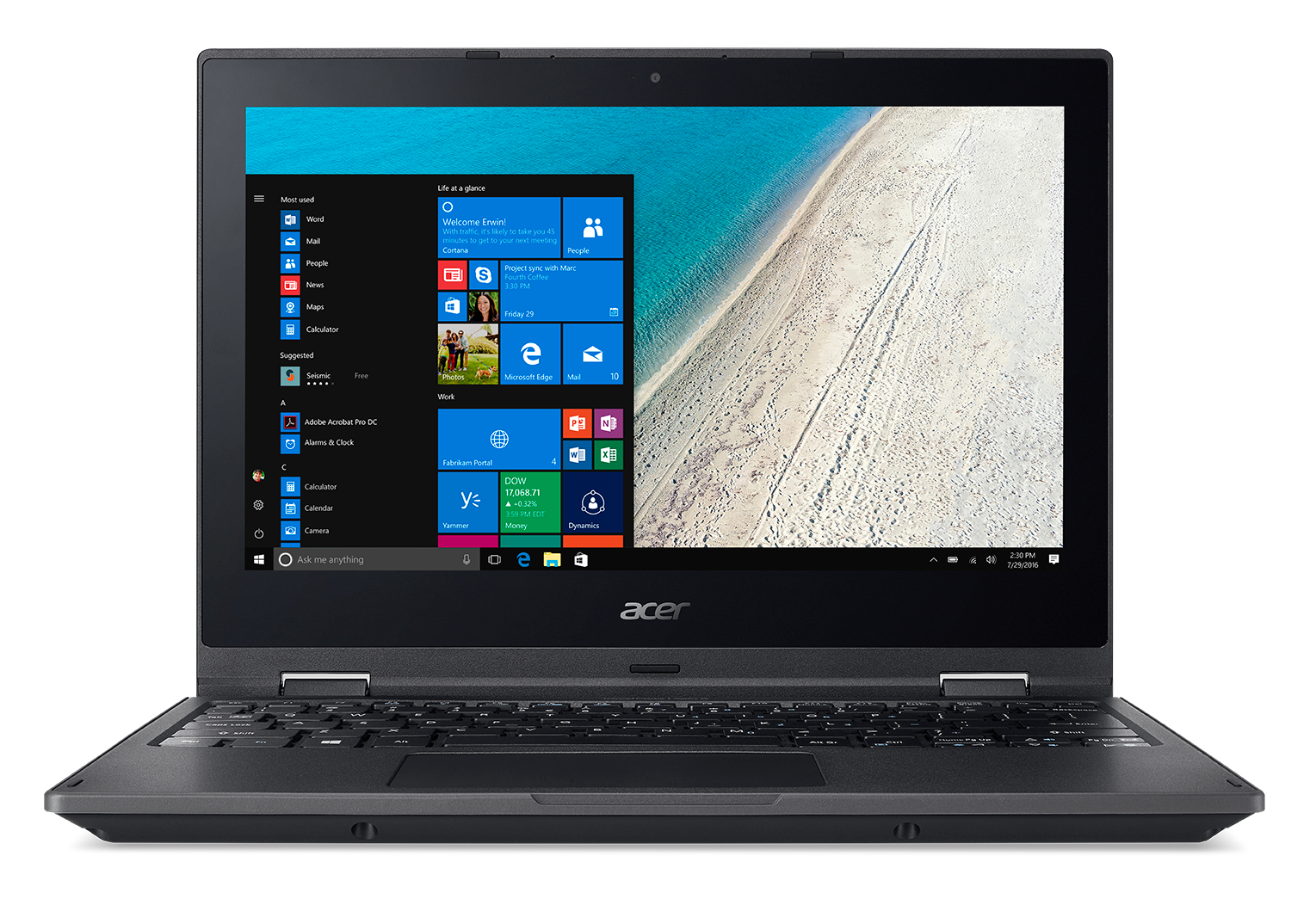 Acer TravelMate Spin B1 B118-G2-RN-C5XB Intel® Celeron® N4100 Hybrid (2-in-1) – image 1