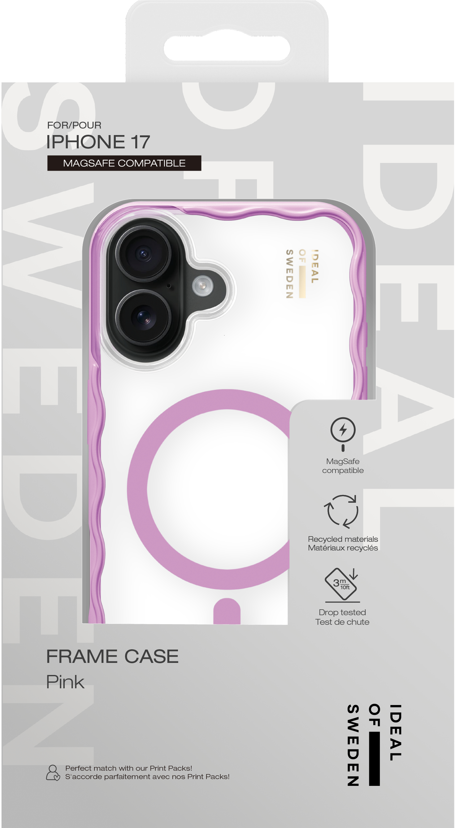 iDeal of Sweden Frame Case MagSafe iPhone 17 Pink – image 3