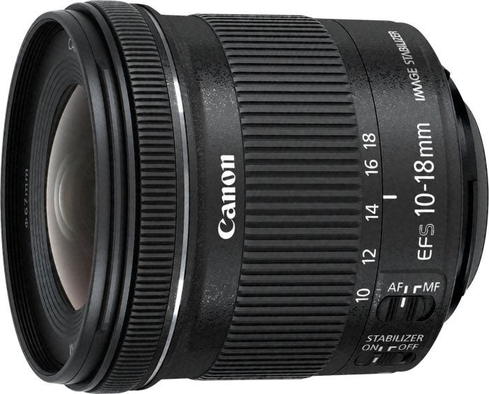Canon EF-S 10-18mm f/4.5-5.6 IS STM + EW-73C + Lens Cloth – image 2
