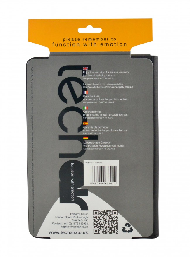 Techair TAXIPF025 tablet case Folio Black – image 4