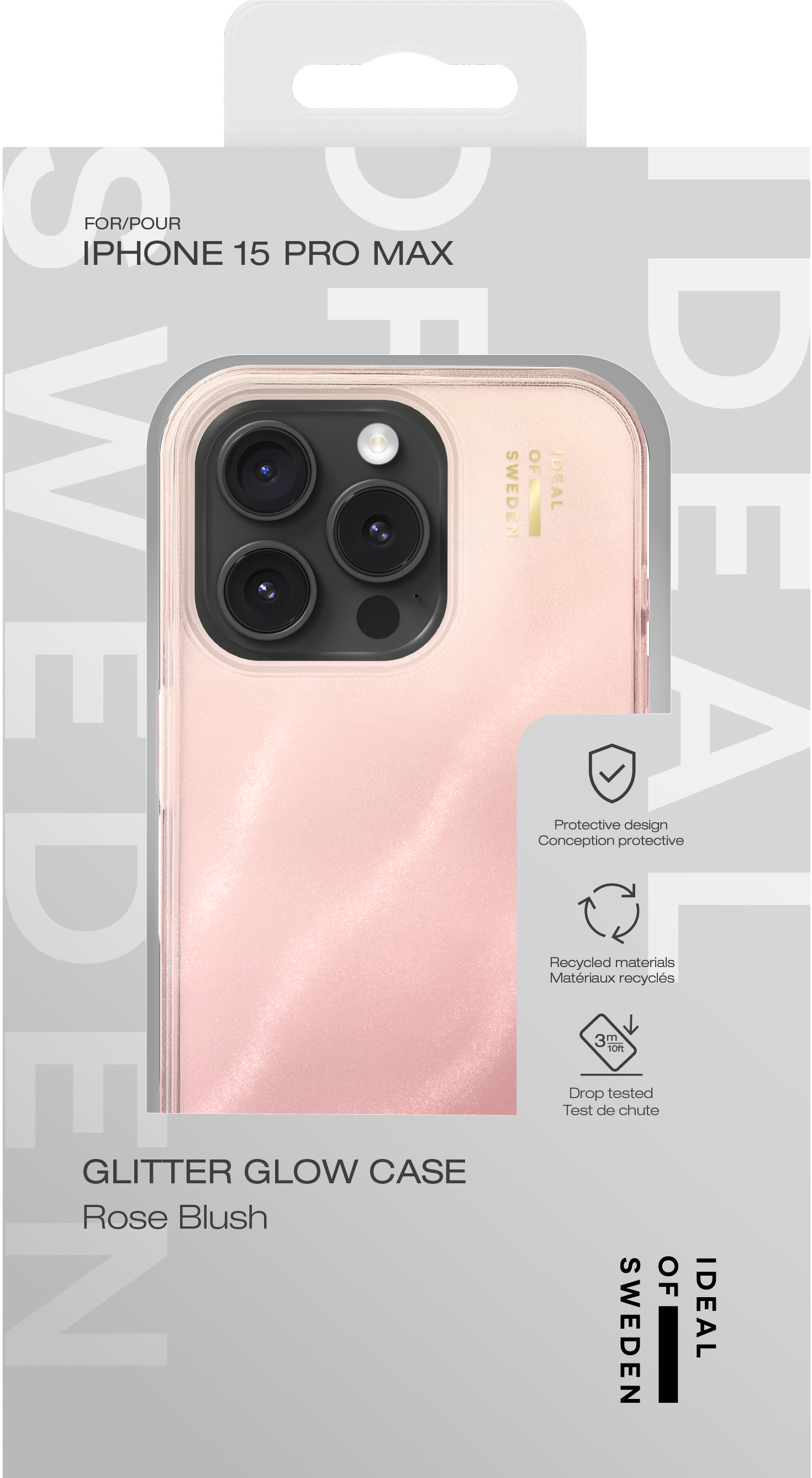 iDeal of Sweden Clear Case iPhone 15 Pro Max Rose Blush – image 4