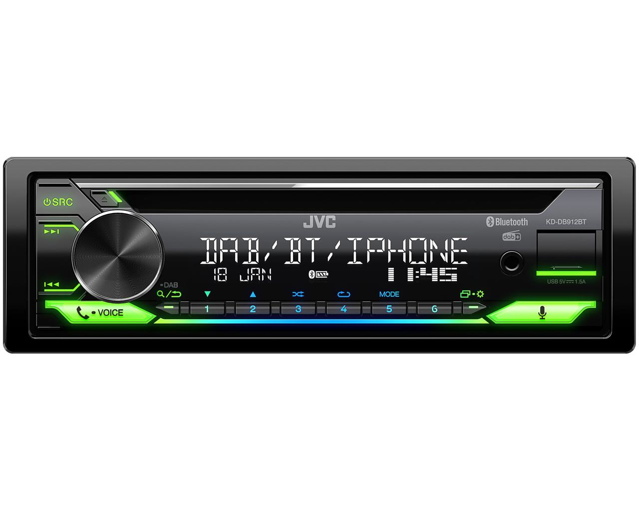 JVC KD-DB912BT car media receiver Black – image 2