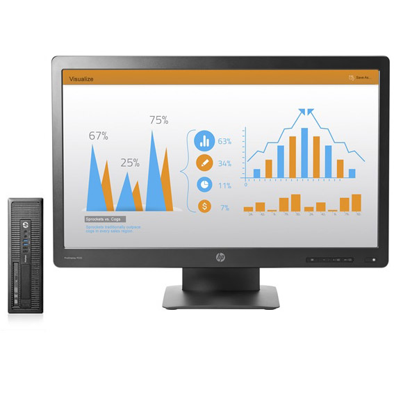 HP 600 G1 SFF + ProDisplay P232 – image 1
