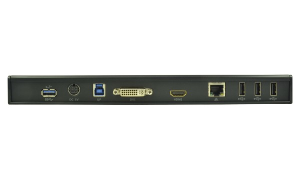 2-Power ALT3800A laptop dock/port replicator Wired USB 3.2 Gen 1 (3.1 Gen 1) Type-B Black – image 3