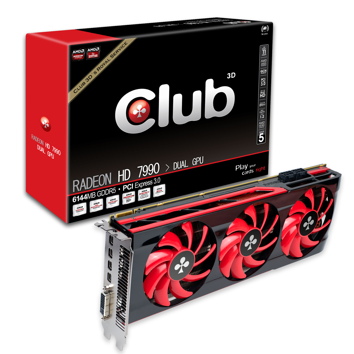 CLUB3D Radeon HD 7990