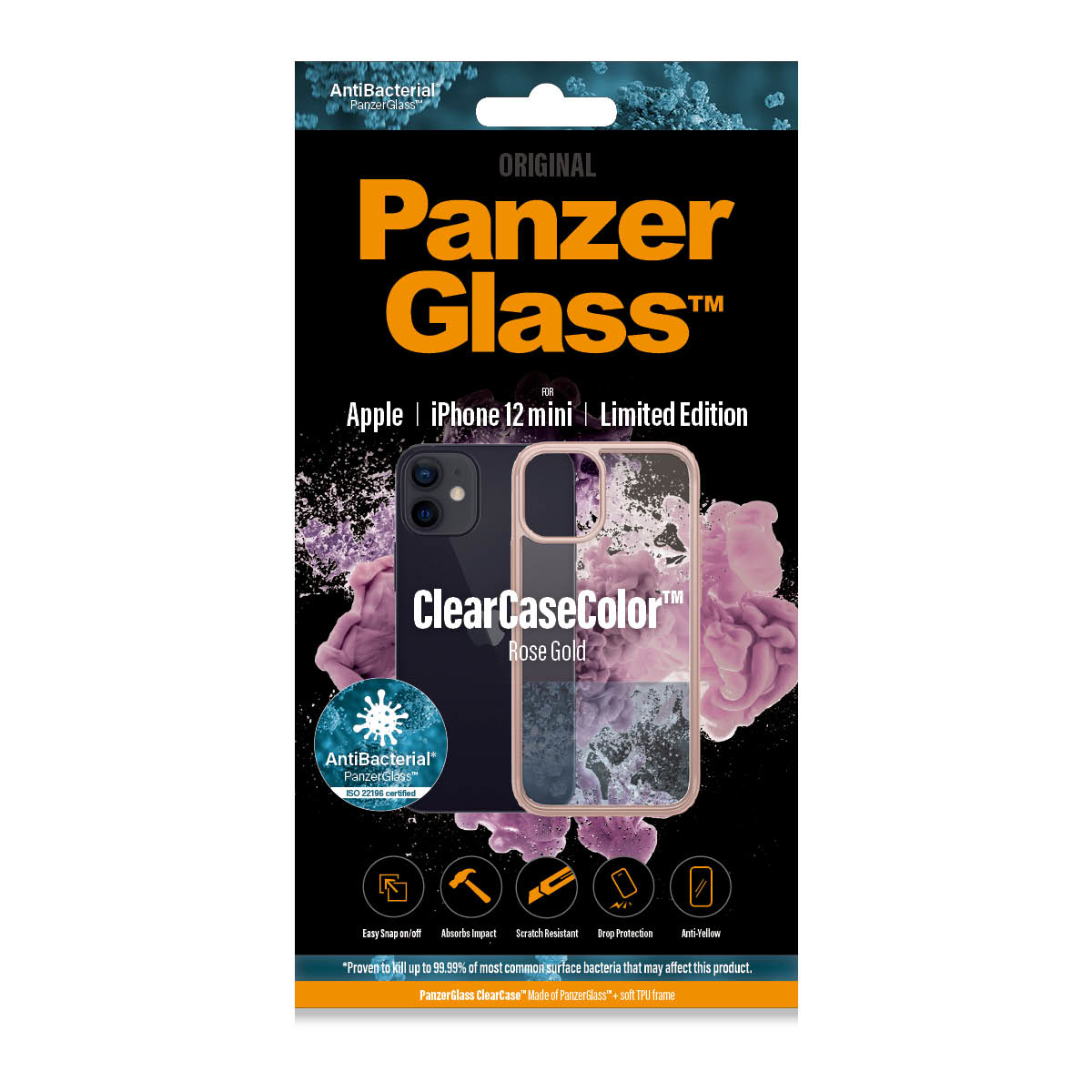 PanzerGlass ® ClearCaseColor™ iPhone 12 mini - Rose Gold Limited Edition – image 3