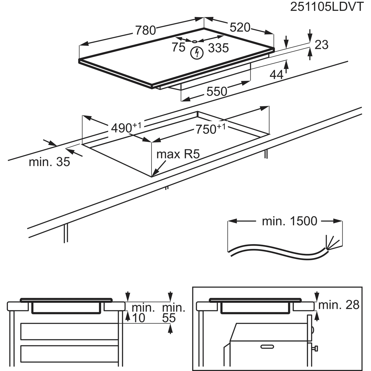 AEG NIR86T00FB Black Built-in – image 9