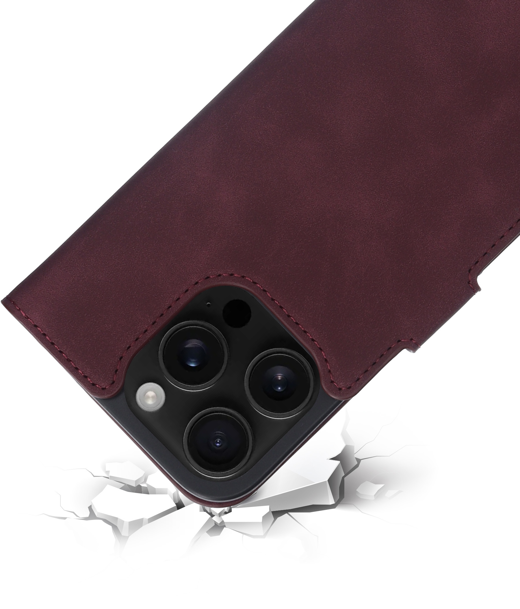 Mobiparts Classic Wallet Case Apple iPhone 16 Pro Velvet Red (MagSafe Compatible) – image 2
