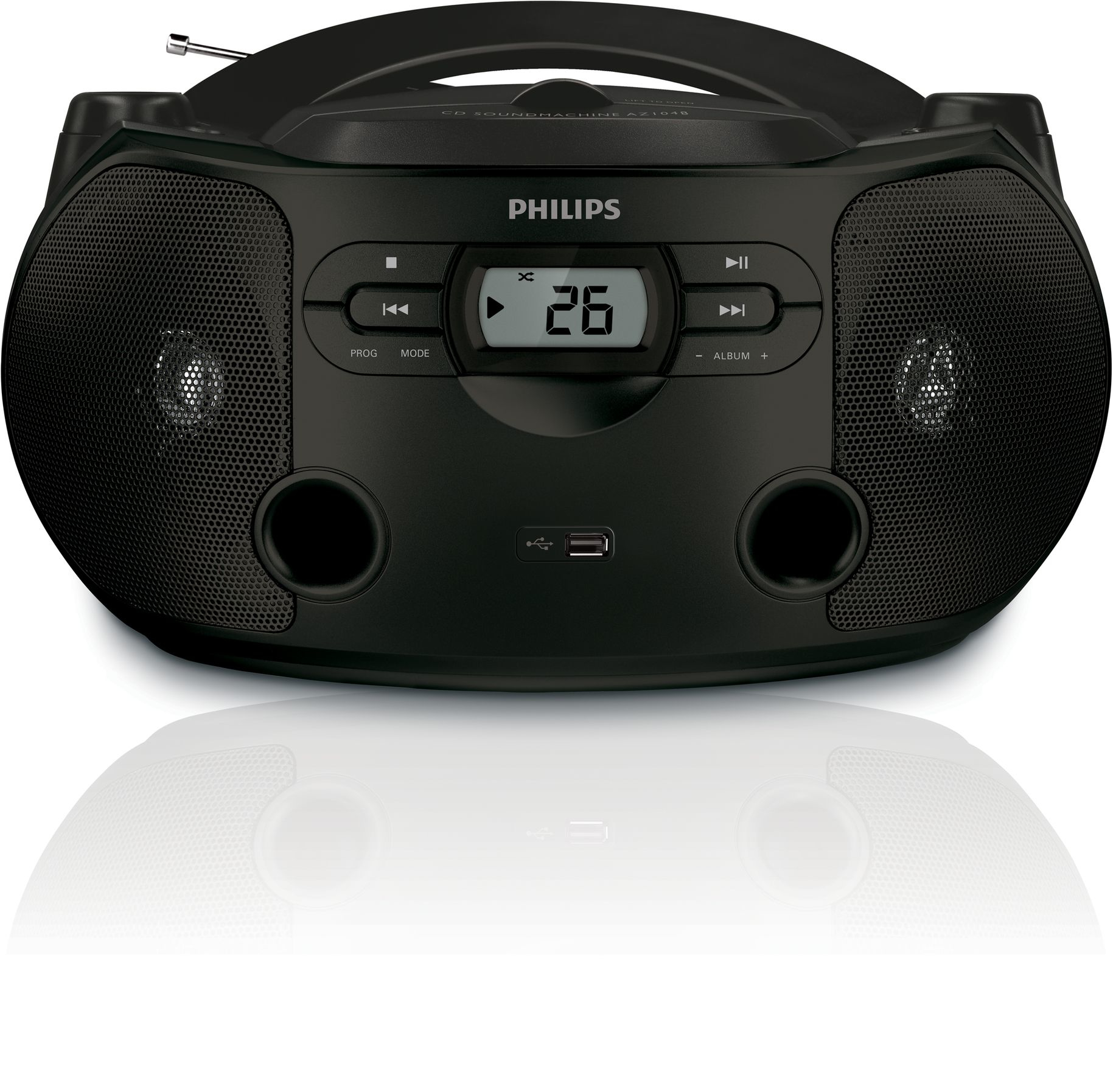 Philips AZ1048/12 CD player Black Portable CD player – image 2