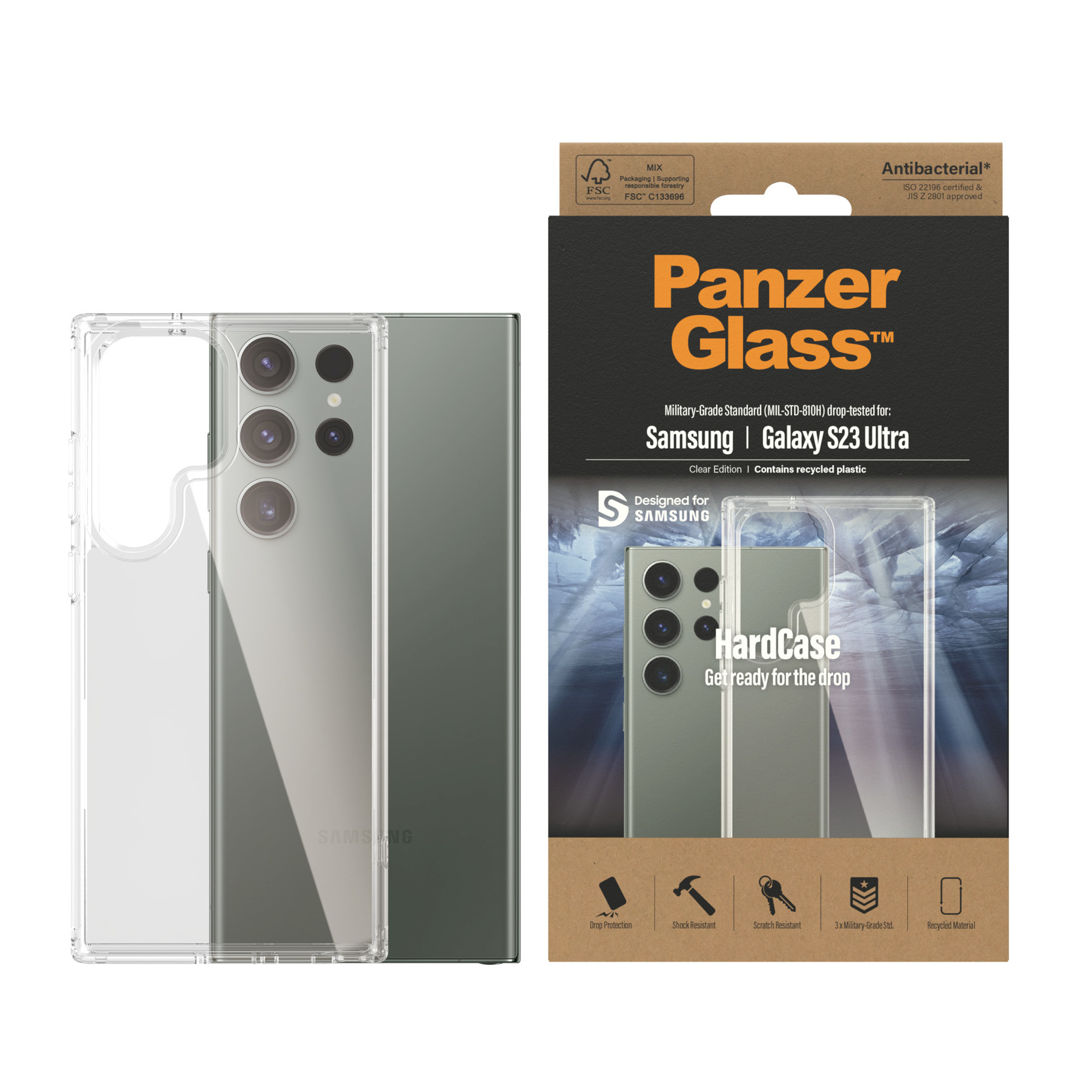 PanzerGlass® HardCase Transparent Samsung Galaxy S23 Ultra – image 2