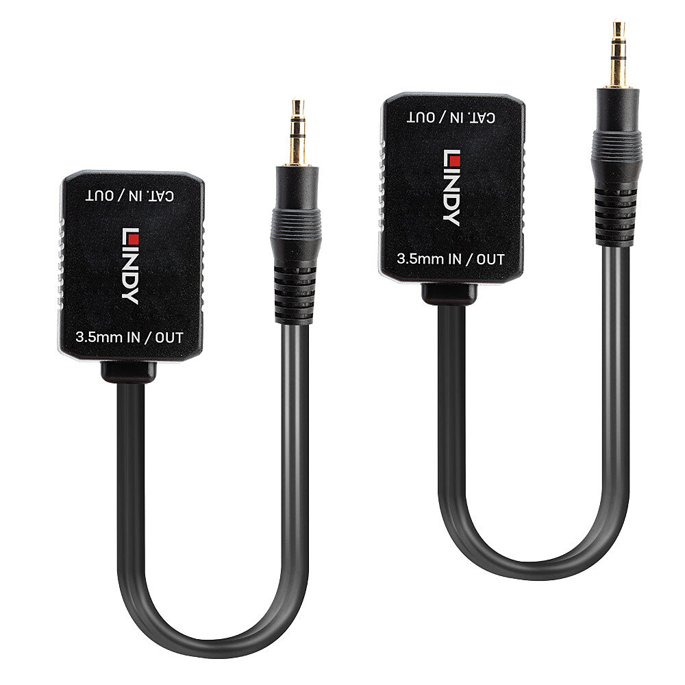 Lindy 500m Cat.6 3.5mm Analogue Audio Extender – image 2