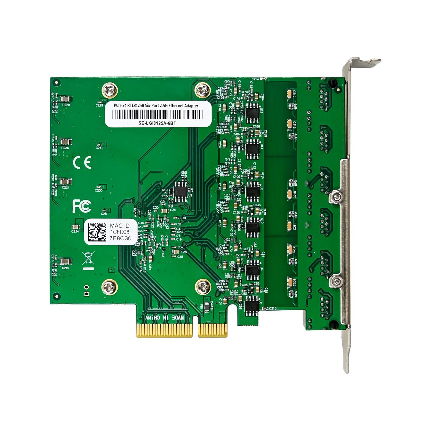 Microconnect MC-PCIEX4-RTL8125B-RJ45 network card Internal Ethernet 2500 Mbit/s – image 3