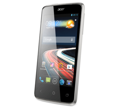 Acer Liquid Z4 10.2 cm (4") Dual SIM Android 4.2 0.5 GB 4 GB White – image 3