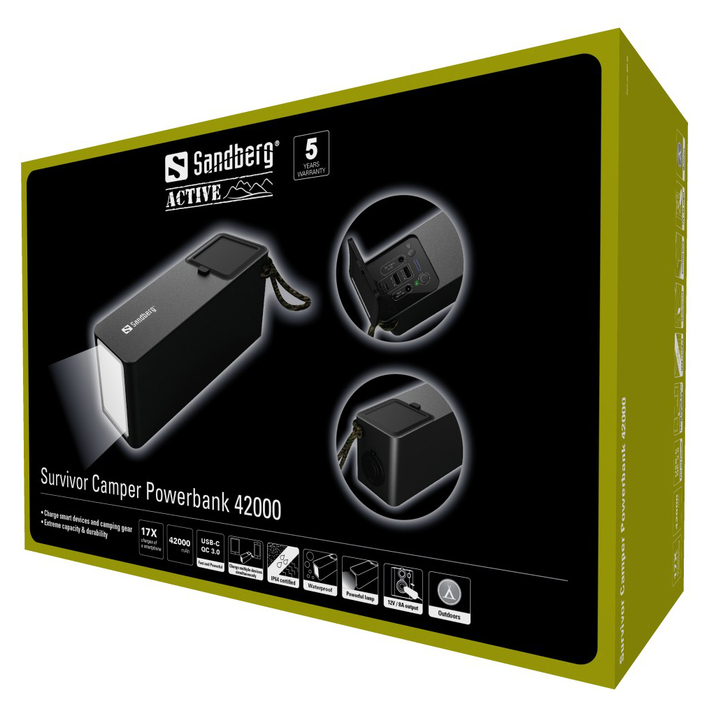 Sandberg Survivor CamperPowerbank 42000 – image 2