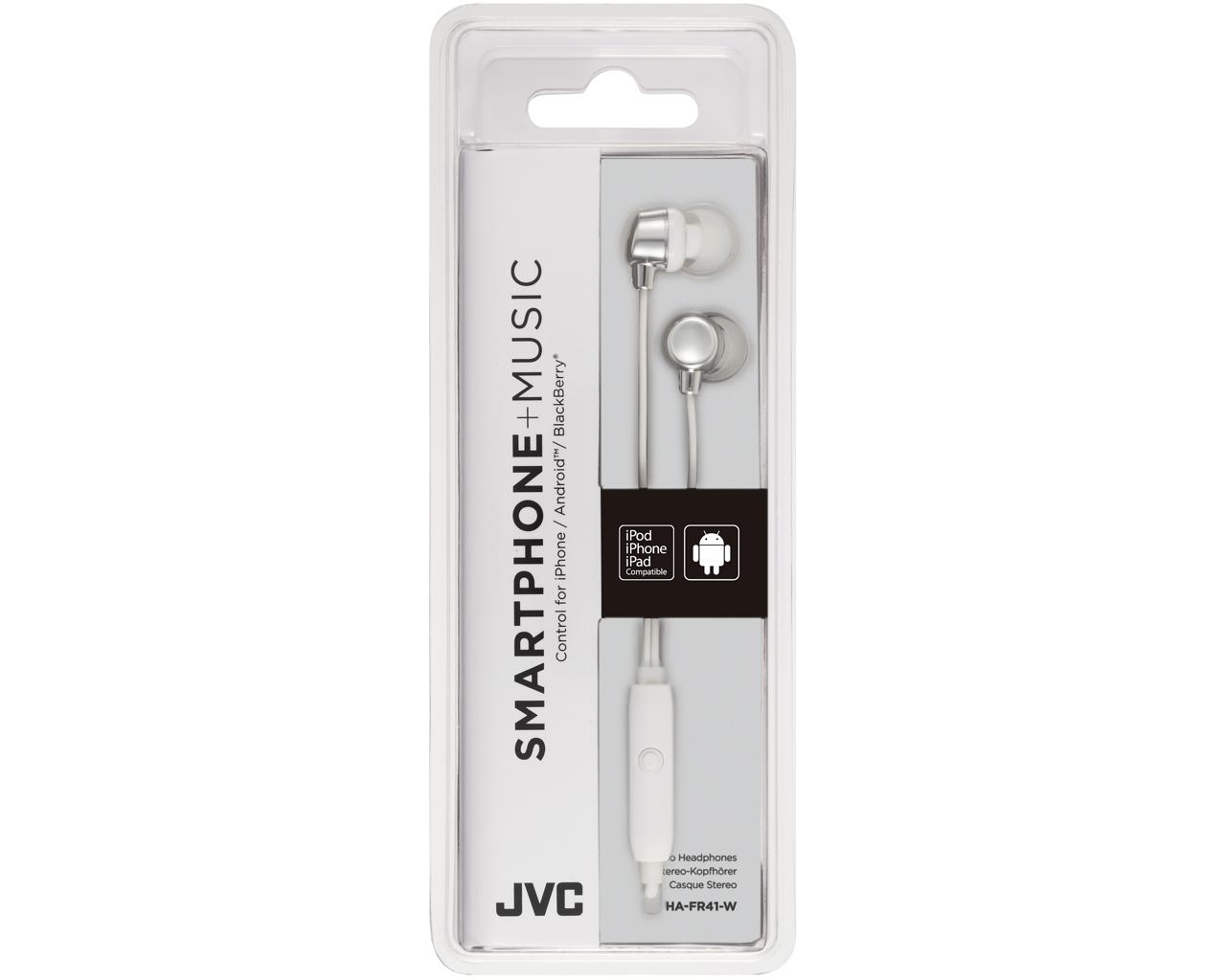 JVC HA-FR41-W-E headphones/headset Wired In-ear Calls/Music White – image 2