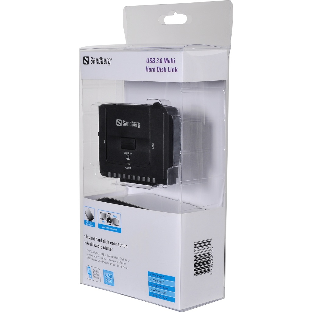 Sandberg USB 3.0 Multi Harddisk Link EU – image 2