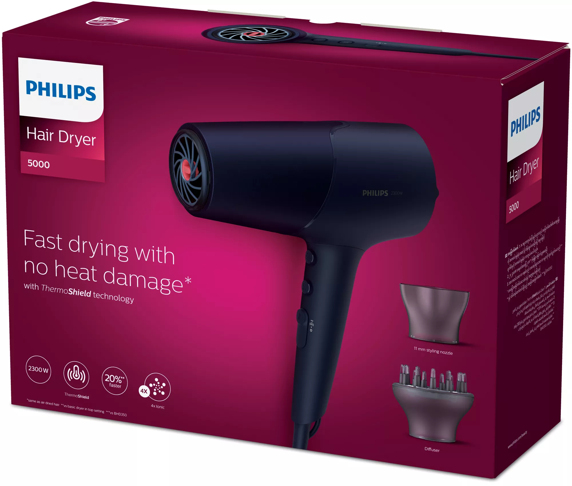 Philips 5000 series BHD510/03 Hair Dryer – image 2