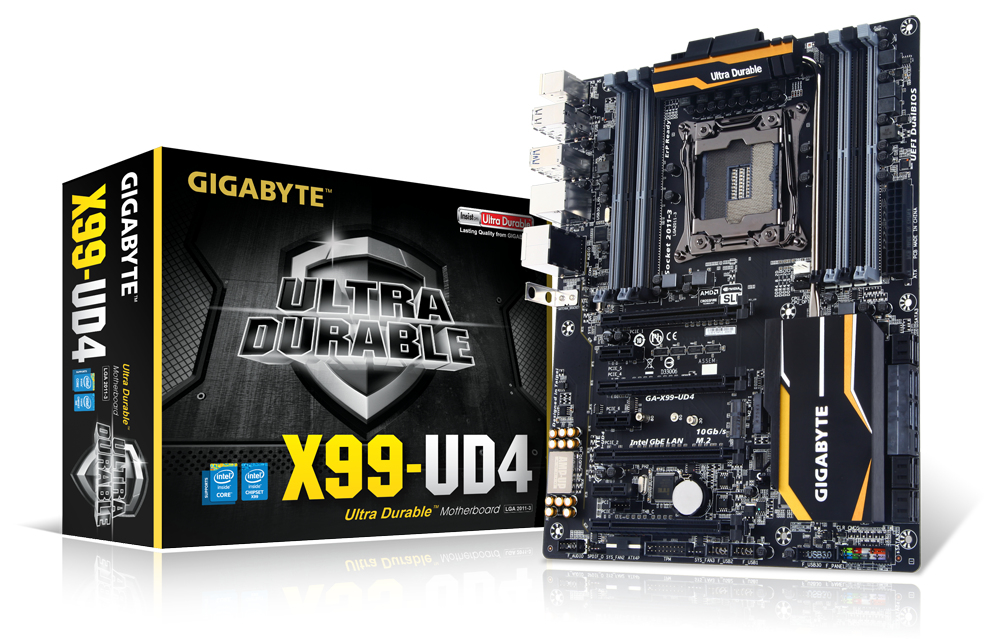 GIGABYTE GA-X99-UD4 motherboard Intel® X99 LGA 2011 (Socket R) ATX