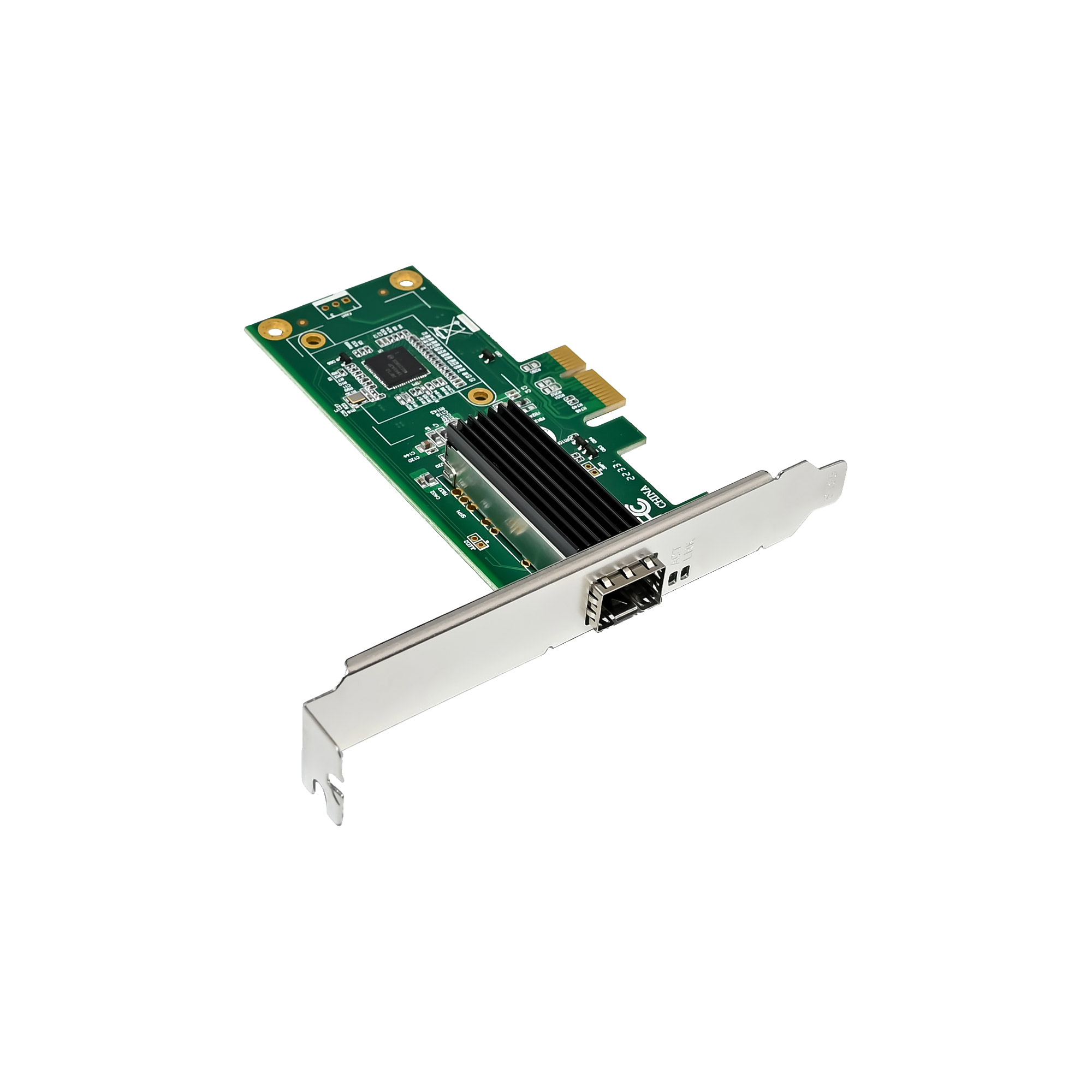 InLine Gigabit network card, 1x SFP, PCIe x1, incl. low profile slot bracket – image 2