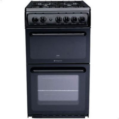 Hotpoint HW170LIK cooker Freestanding cooker Gas Black