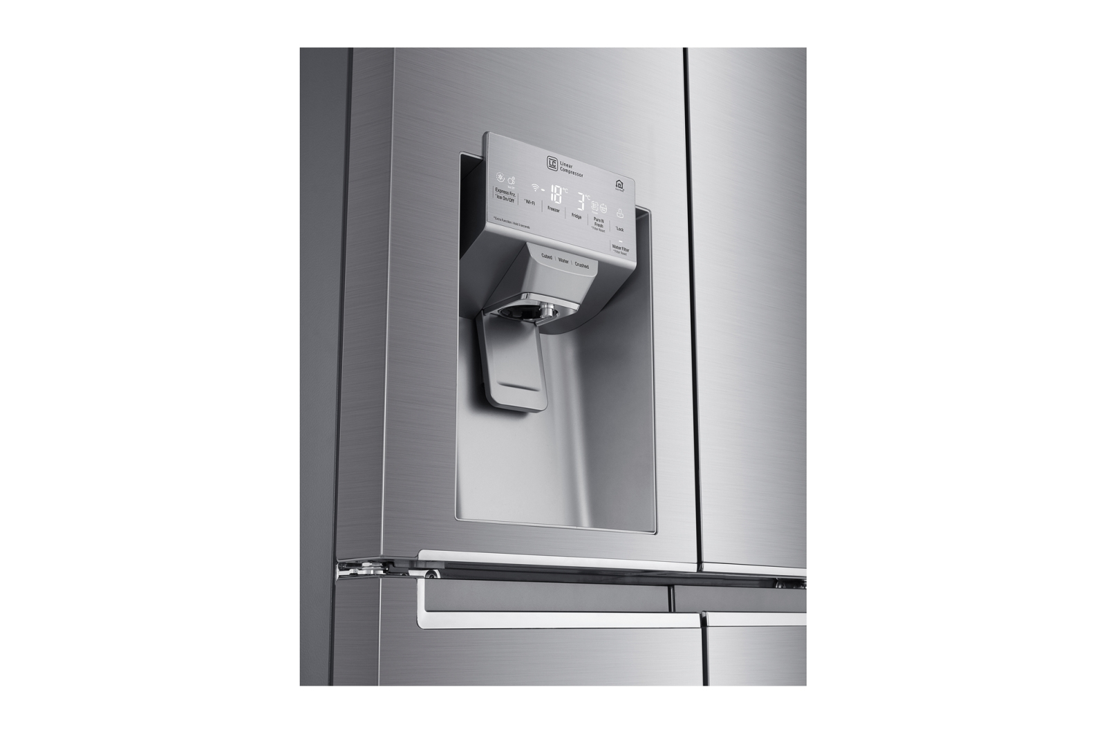 LG GML844PZKV side-by-side refrigerator Freestanding – image 6