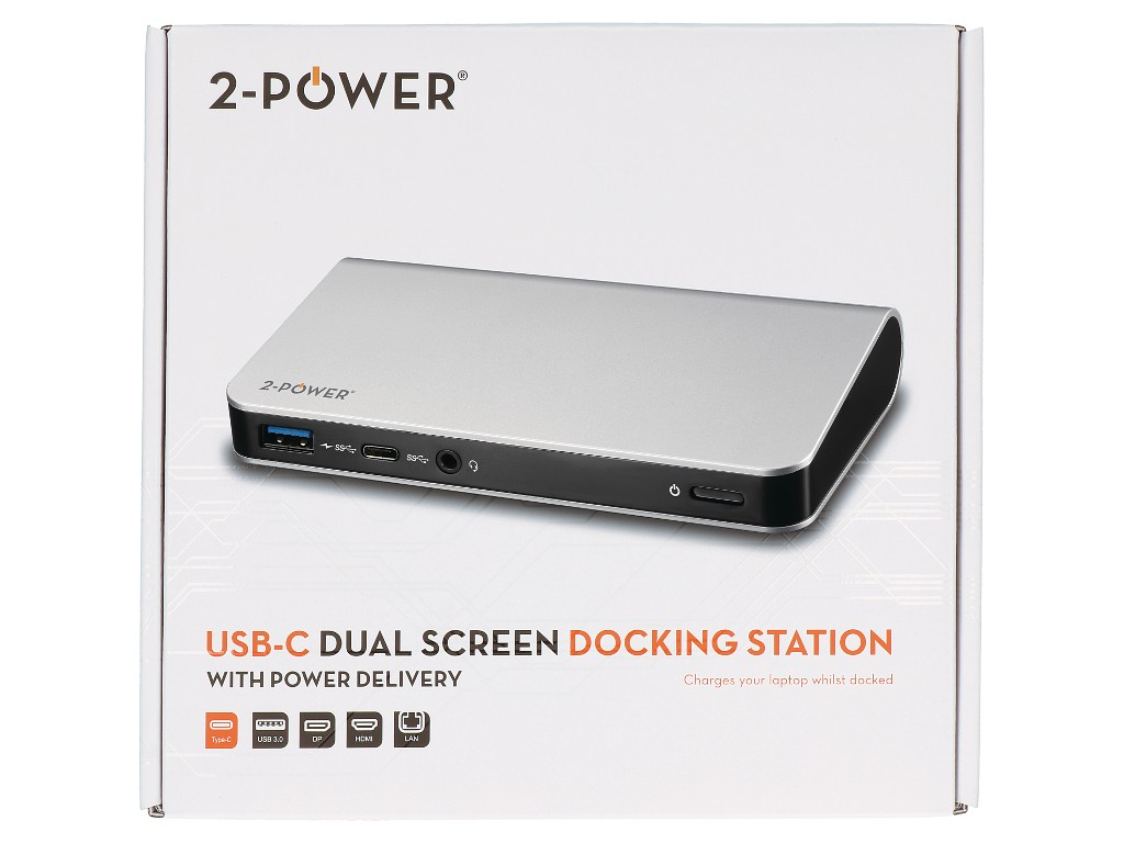 2-Power USB Type-C Docking Station + PD & MST – image 5