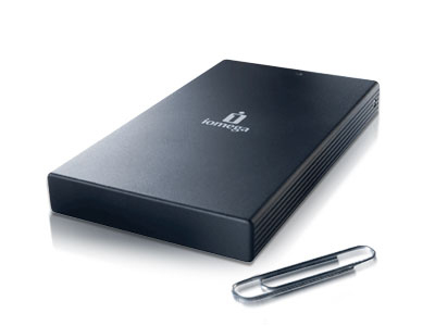Iomega 160GB Hi–Speed USB/FireWire Black Series Portable Hard Drive