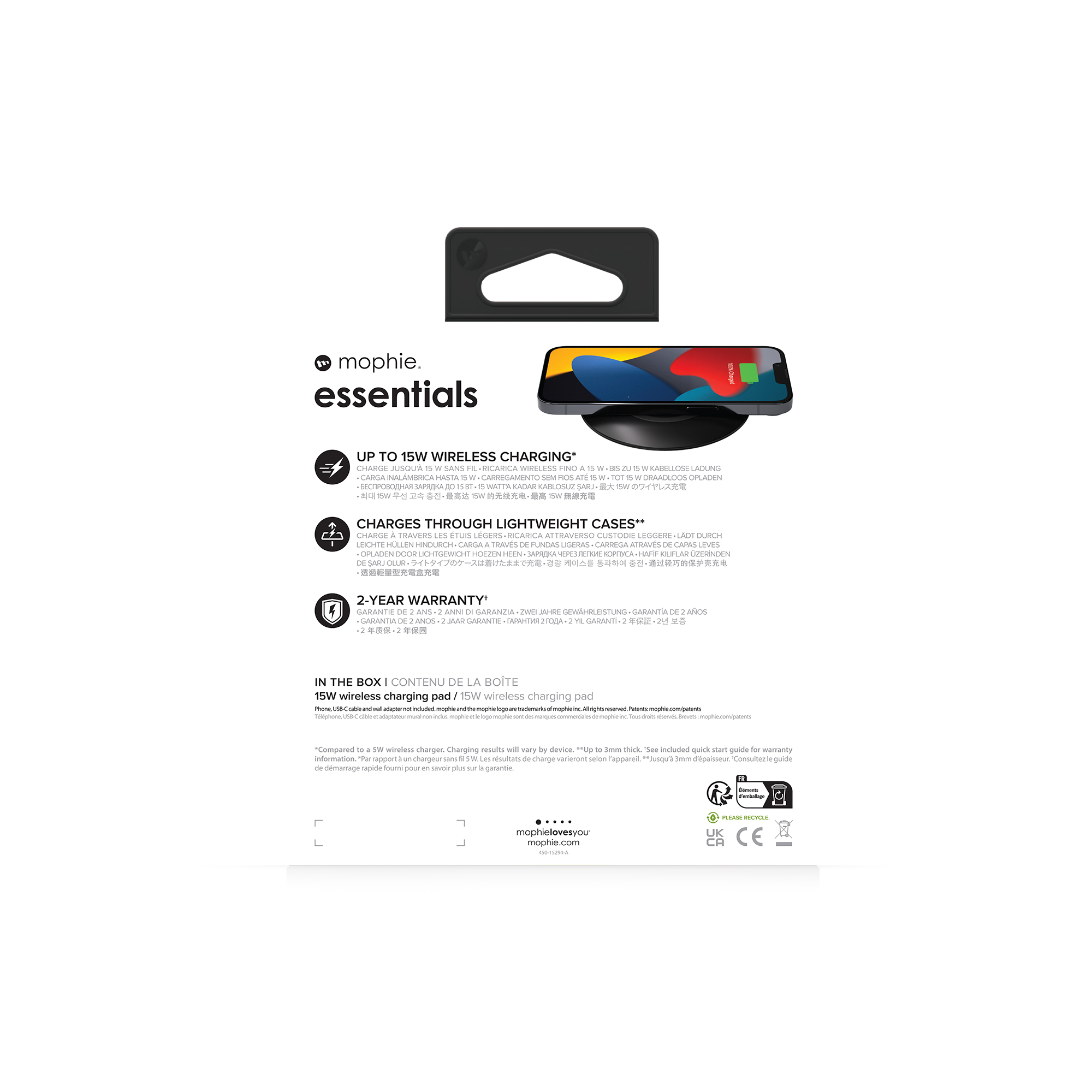 mophie wireless charging pad 15W – image 6